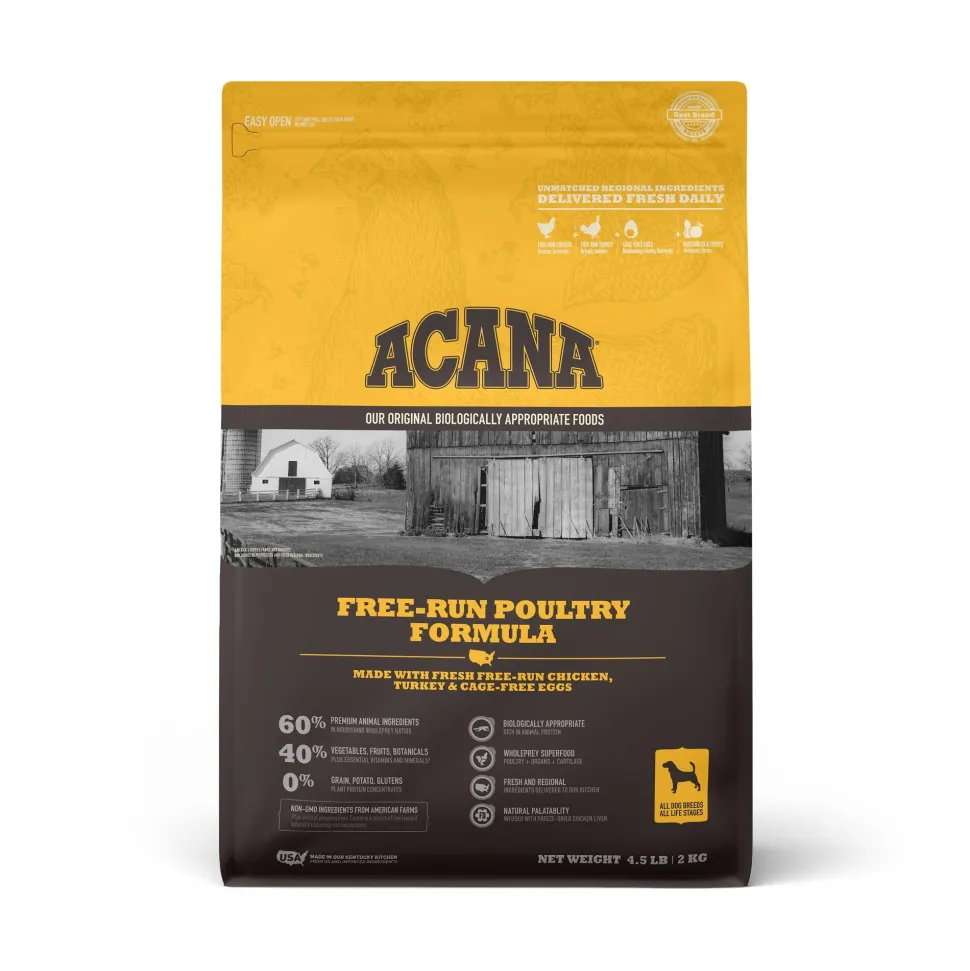 Acana 'Kentucky Dogstar Chicken' Free-Run Poultry Dry Dog Food - 4.5 lb Bag