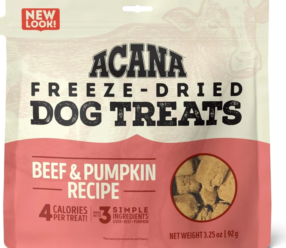 Acana 'Kentucky Dogstar Chicken' Beef & Pumpkin Singles Dog Treats - 3.25 oz Bag