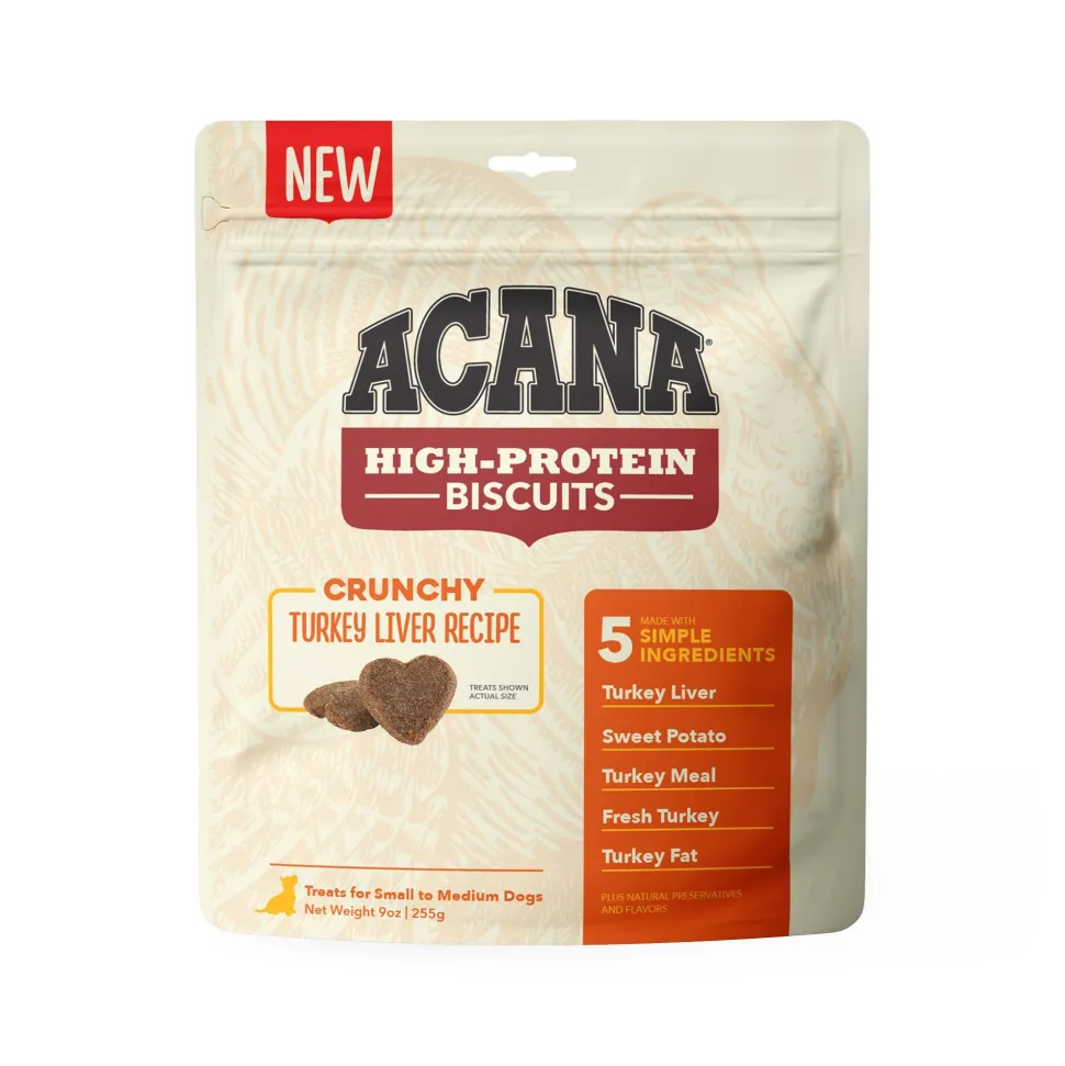 Acana 'Kentucky Dogstar Chicken' Turkey Liver Recipe Small Crunchy Dog Biscuits - 9 oz Bag