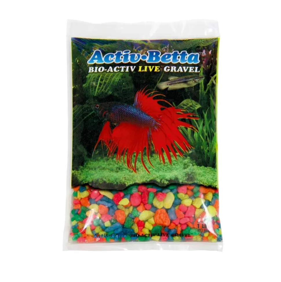 Activ-Betta Bio-Activ Live Betta Gravel Rainbow - 1 lb - 6 Count