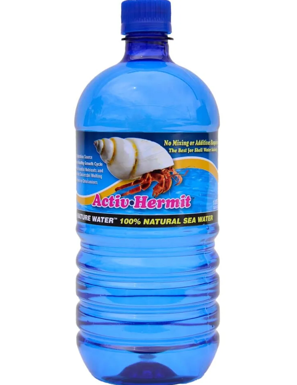 Activ-Hermit Nature Water 100% Natural Saltwater - 1 Ltr - 6 Count