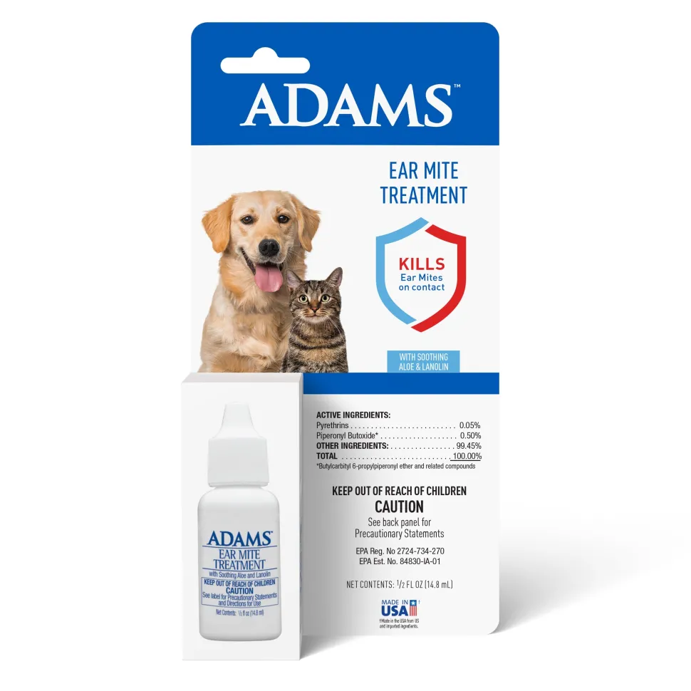 Adams Ear Mite Treatment - 0.5 fl Oz