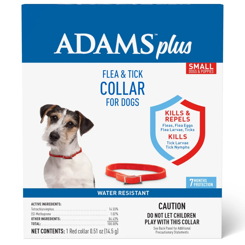 Adams Plus Flea & Tick Collar for Dogs - Small