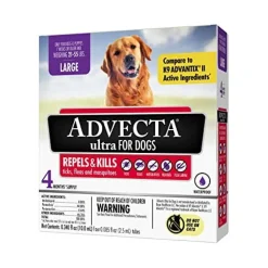 Advecta Ultra Flea and Tick for Dogs - 21 - 55 Lbs - 4 Pack