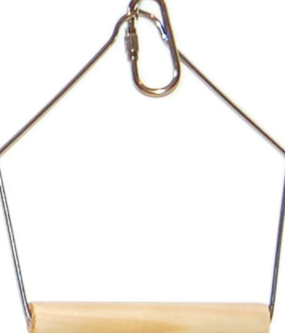 A&E Cage Company Happy Beaks Economy Bird Swing - 3 X 4 In