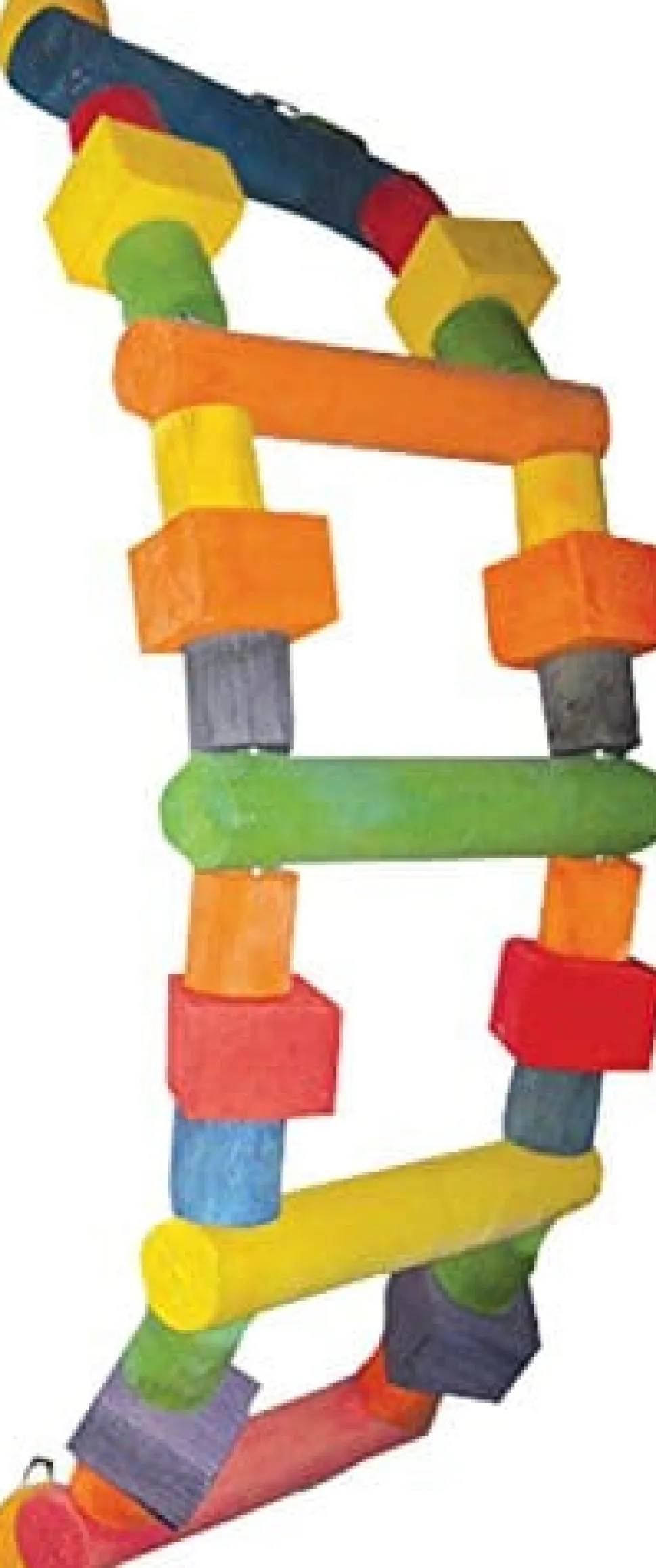 A&E Cage Company Happy Beaks Wooden Bird Ladder - 32 X 7 In