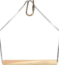 A&E Cage Company Happy Beaks Economy Bird Swing - 4 X 5 In