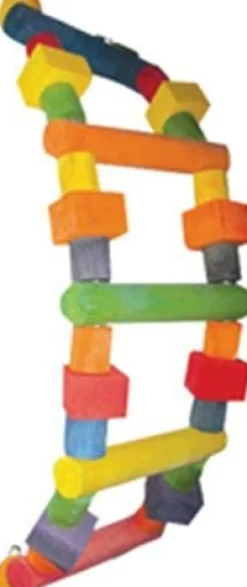 A&E Cage Company Happy Beaks Wooden Bird Ladder - 26 X 7 In