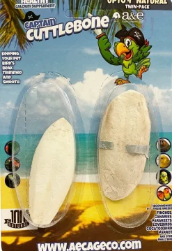 A&E Cage Company Natural Bird Cuttlebone Treats - 4 In