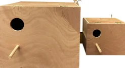 A&E Cage Company Nest Box Cockatiel Long - 11.5 X 12.25 X 9.87