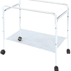 A&E Cage Company Small Animal Cage Stand - White - 39 X 21 X 26 In - Large - 2 Pack