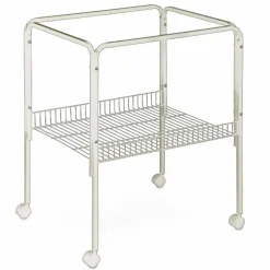 A&E Cage Company Universal Stand for 18X18 and 18X14 Bird Cages - White - 28 In Tall - 2 Pack