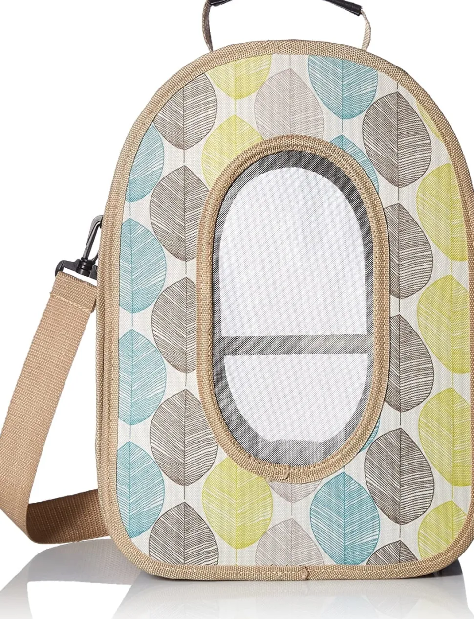A&E Cage Company Voyager Soft Sided Travel Bird Carrier - Tan - Large - 18.5 X 13.5 X 9