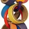 A&E Cage Happy Beaks Bagels And Bell Bird Toy - 10 X 1.5 X 1 In