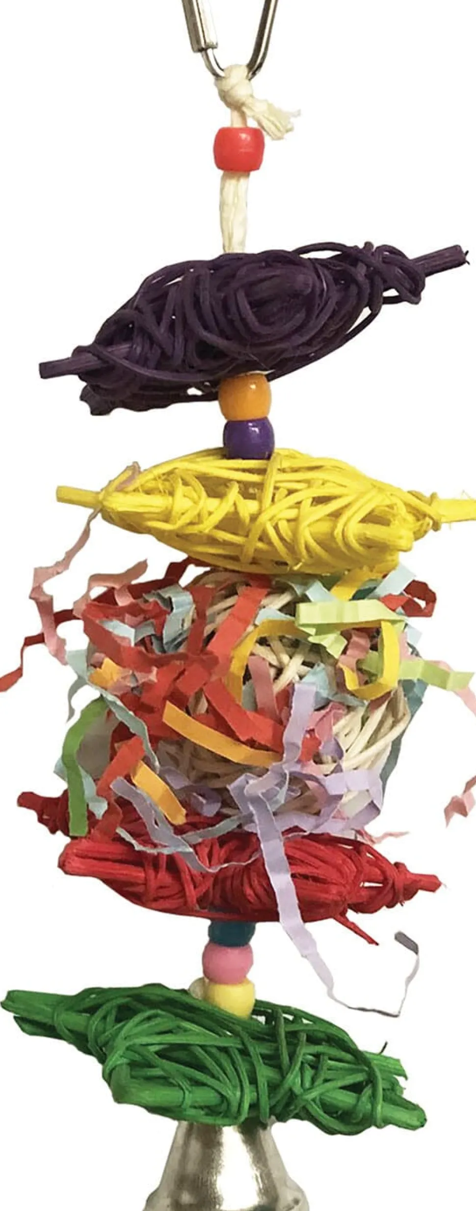 A&E Cage Happy Beaks Crinkle Crinkle Little Star Bird Toy - 8.26 X 2.56 X 2.56