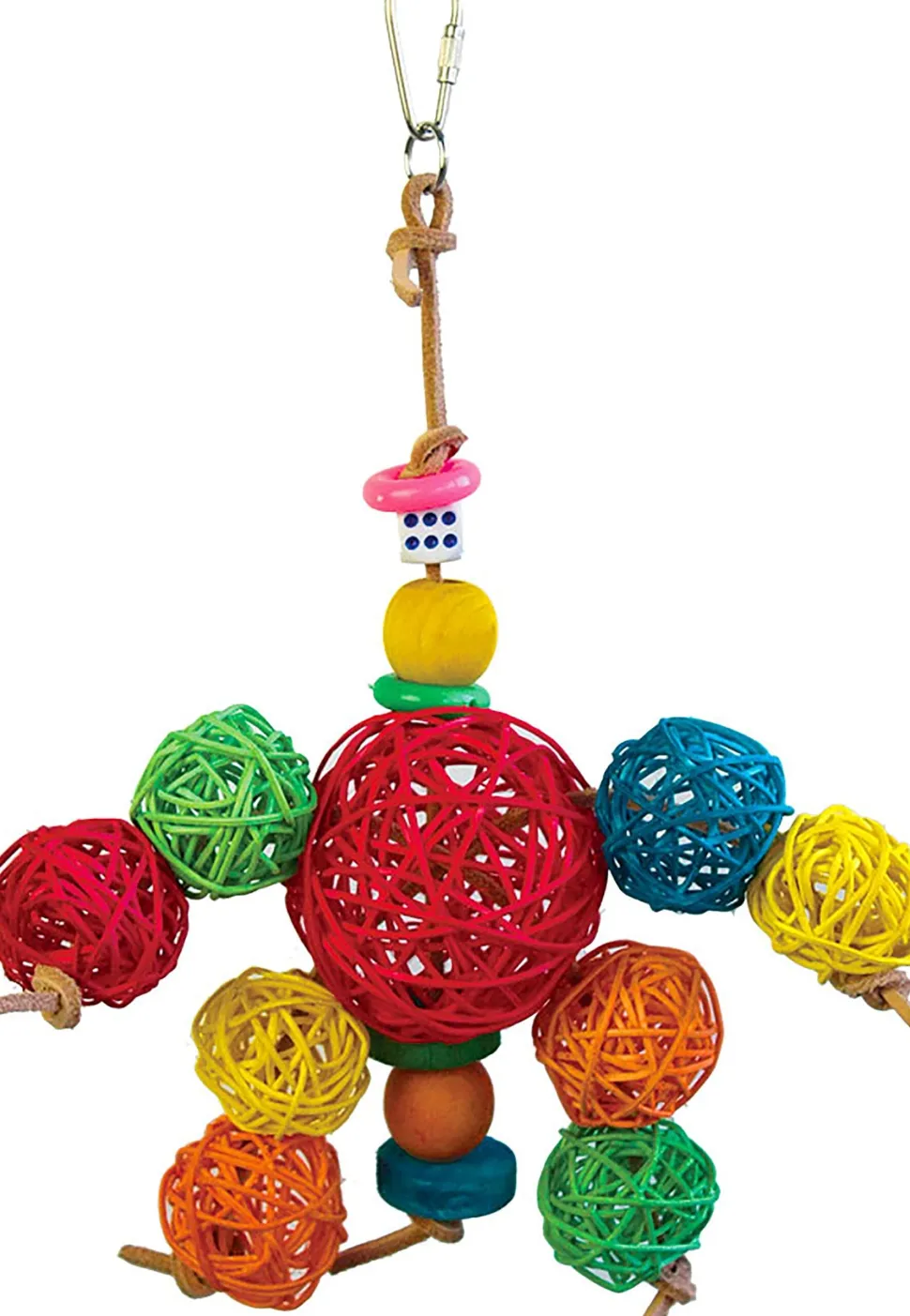 A&E Cage Happy Beaks Have A Ball Bird Toy - 11.81 X 9.5 X 9.5 I