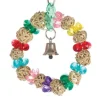 A&E Cage Happy Beaks Munch Ball Swing Bird Toy - 6 X 5 X 1 In