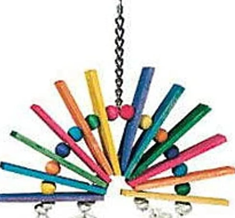 A&E Cage Happy Beaks Over The Rainbow Bird Toy - Large