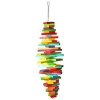 A&E Cage Happy Beaks Spiral Blocks Wood Bird Toy - 15.75 X 6 X 6 In