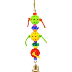 A&E Cage Happy Beaks Tres Huevos Bird Toy - 9 X 3 X 1 In