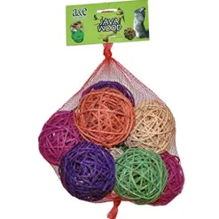 A&E Cage Happy Beaks Vine Munch Balls Bird Toy - 3.5 In - 10 Count