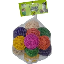 A&E Cage Happy Beaks Vine Munch Balls Bird Toy - 2.5 In - 12 Count