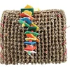 A&E Cage Happy Beaks Vine Mat Forage Pouch Bird Toy - 14 X 12 X 3 In