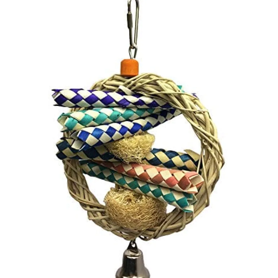A&E Cage Happy Beaks Wicker Dream Bird Toy - 9 X 6.5 X 5.5 In