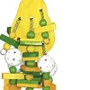 A&E Cage Happy Beaks Wooden Pear Wood Bird Toy - 20 X 6 X 6 In