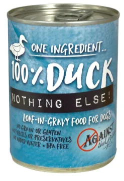 Against the Grain Nothing Else Grain Free One Ingredient 100% Duck Canned Dog Food
