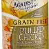 Against the Grain Pulled Chicken in Gravy Canned Dog Food