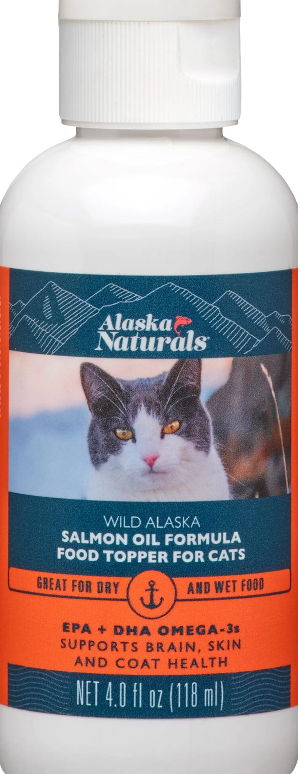 Alaska Naturals Salmon Oil Formula Supplents for Cats - Salmon - 4 Oz