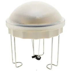 Allied Precision Solar Water Wiggler for Bird Bath - Silver - 3 X 6.75 In