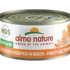 Almo Nature Chicken with Pumpkin Canned Cat Food - 2.47 oz Cans - Case of 24