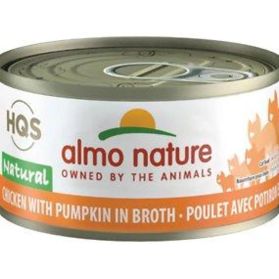 Almo Nature Chicken with Pumpkin Canned Cat Food - 2.47 oz Cans - Case of 24