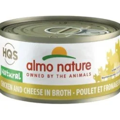 Almo Nature Chicken with Cheese Canned Cat Food - 2.47 oz Cans - Case of 24