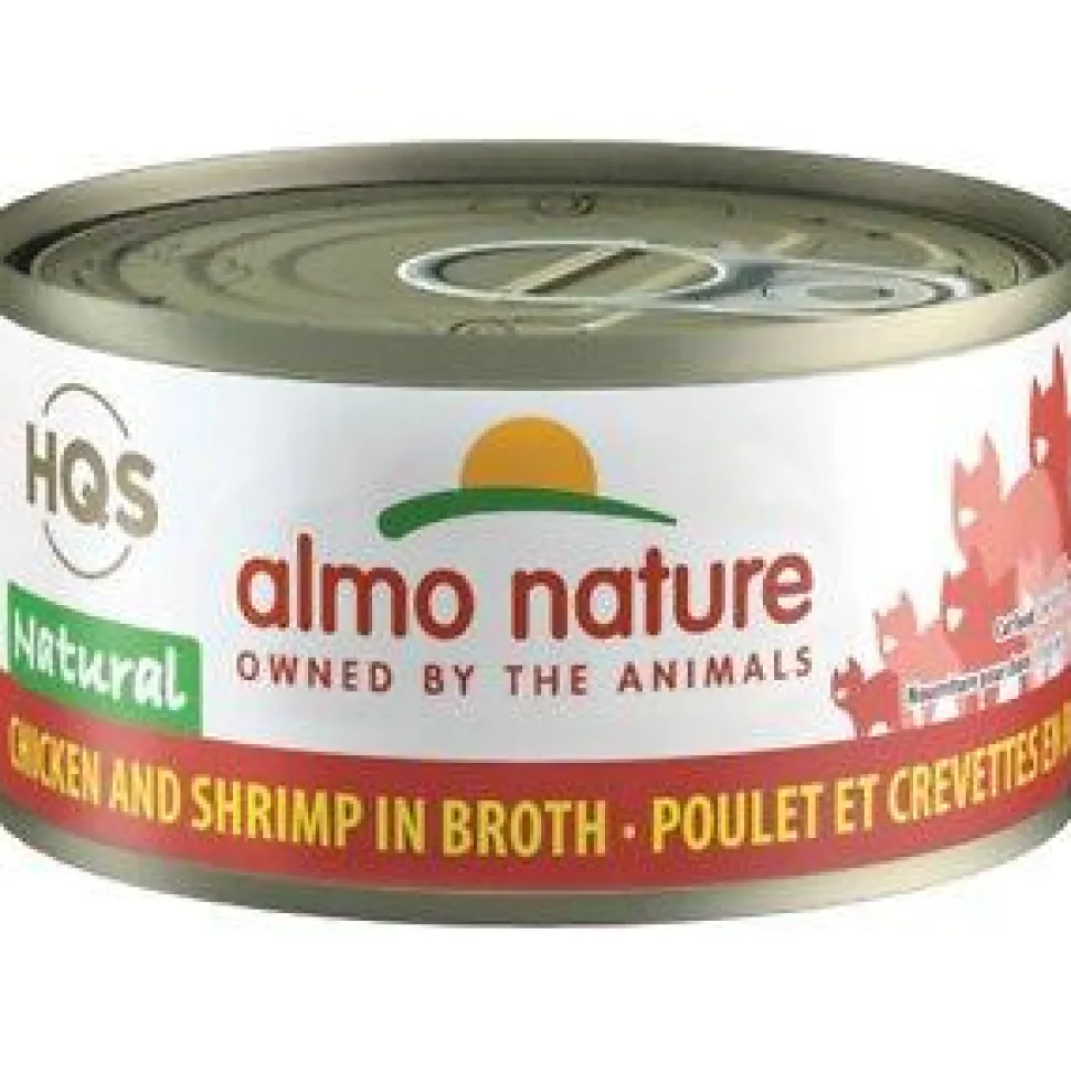 Almo Nature Chicken with Shrimp Canned Cat Food - 2.47 oz Cans - Case of 24