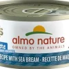 Almo Nature HQS Complete Mackerel with Sea Bream in Gravy Canned Cat Food - 2.47 oz Cans - Case of 24