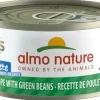Almo Nature HQS Complete Chicken with Green Bean in Gravy Canned Cat Food - 2.47 oz Cans - Case of 24