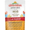 Almo Nature HQS La Cucina Chicken with Pineapple in Gravy - 1.94 oz Pouches - Case of 24