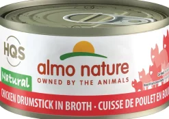 Almo Nature HQS Natural Chicken Drumstick in Broth Canned Cat Food - 5.29 Oz - Case of 24