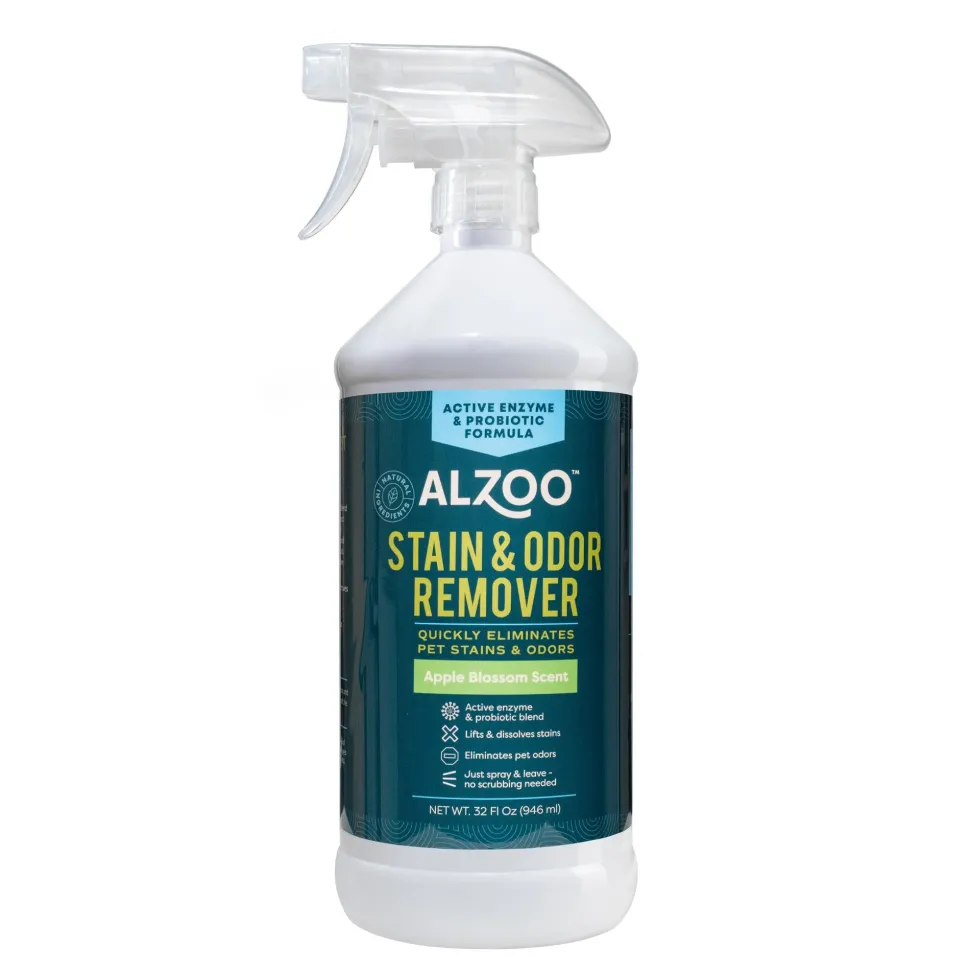 Alzoo Pee Be Gone Apple Blossom Stain and Odor Remover - 1 Gallon