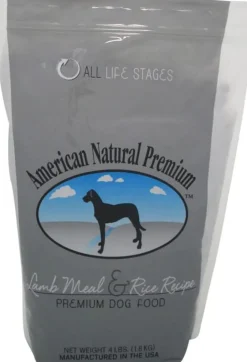 American Natural Lamb & Rice Dry Dog Food - 4 lb Bag