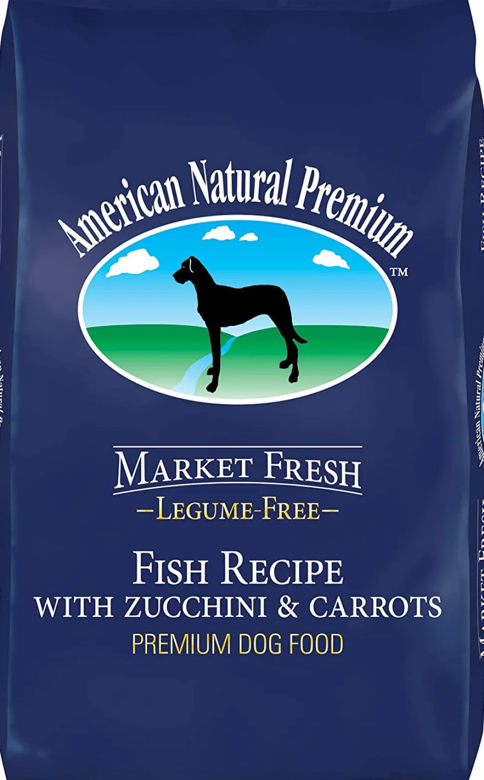 American Natural Market Fresh Legume Free Fish with Zucchini & Carrots Dry Dog Food - 12 lb Bag