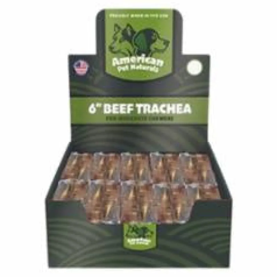 American Pet Naturals Grain-Free Beef Trachea Natural Dog Chews - 6 Inch - 3 Pack
