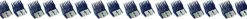 Andis Universal Pet Grooming Combs Set - Large - 8 Count