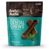 Andy & Audie All-Natural Dental Chews Natural Mint Flavor Large Treats - 4 Count, 6 oz