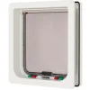 Ani Mate Dog Mate 4 Way Locking Door for Small Dog or Large Cat - White/Clear