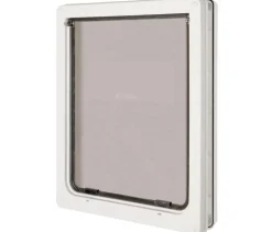Ani Mate Dog Mate Dog Door - White and Clear - Large
