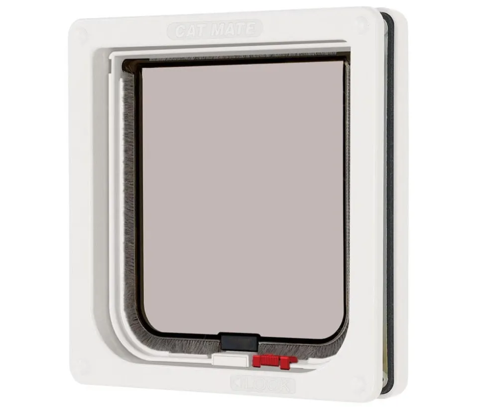 Ani Mate Lockable Cat Flap - White
